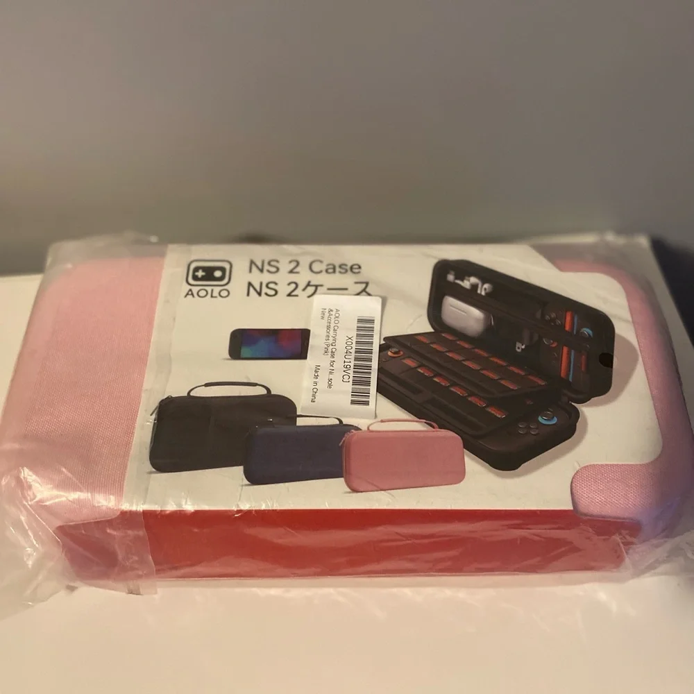 Pink Nintendo Switch Carrying Case